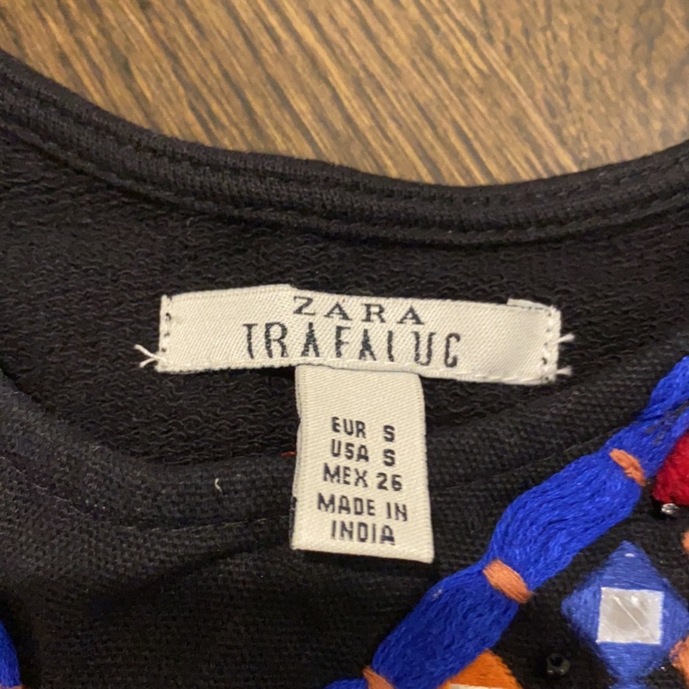 Zara beaded crop top sz S - Picture 2 of 6